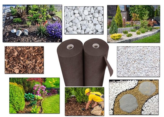 Agrotextile Marron 50g/m² UV - 20 M X 3,2 M - Toile De Paillage Anti-Mauvaises Herbes