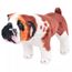 Jouet En Peluche Chien De Race Bulldog Marron Et Blanc Xxl