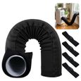 Housse de tuyau pour climatiseurs portables - 150 x 50 cm - Housse de tuyau AC - Lavable - Housse protection isolée 12,7 cm et 15 cm