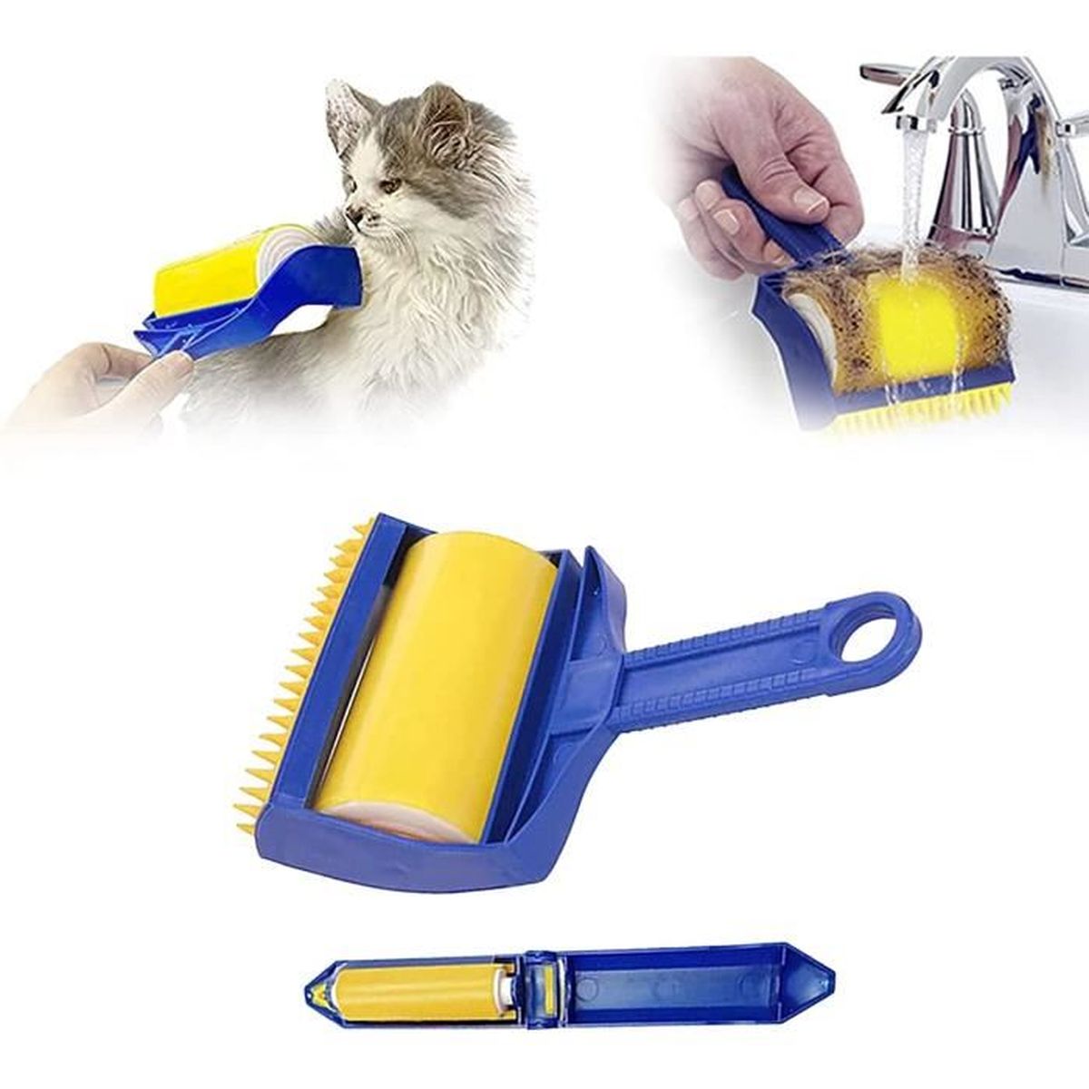 Stick It Roller,pet Hair Remover,Stick It Roller Pet Hair,Reusable lint