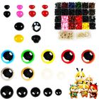 Kit de Yeux et Nez de Sécurité pour Fabrication de Poupée - KAKOO - Yeux de Poupée Colorés et Noirs - 6 à 14mm