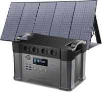 ALLPOWERS Centrale électrique portable (S2000) 1500Wh Générateur solaire 2000W (pic 4000W) Prise avec panneau solaire pliable 400W