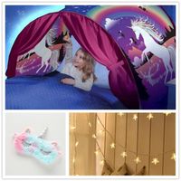Dream Tents - Tente de Lit Enfants Tente Playhouse de Tente Apparaitre Intérieure Enfant Jouer Tentes Cadeaux de Noël