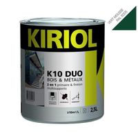 Peinture antirouille K10 DUO - KIRIOL - Vert Satiné - 2,5L