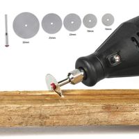 Disque de coupe pour outils rotatifs Dremel, 6 pièces, lames de scie à bois, disques de coupe pour bois, mand