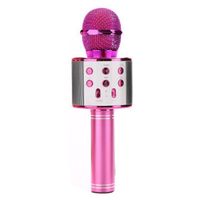 Microphone,Microphone sans fil pour enfants, téléphone Portable, karaoké, enregistrement de chant Vocal, Microphone - pink[D57084]