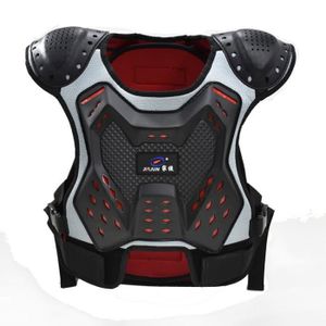 Gilet Protecteur Moto Cross - Armure Dos Et Poitrine Réglable Pour Ski Et VTT
