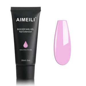 GEL UV ONGLES AIMEILI Faux Ongles Quick Building Gel Pourpre 30m