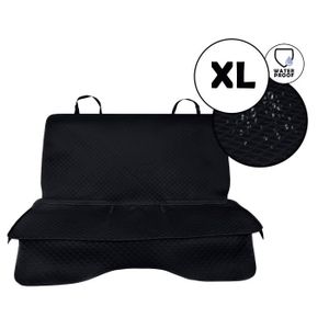 Protection De Siège Auto Universelle - 134x50 Cm, En Lin Et PU Antidérapant, Pour Banquette Arrière