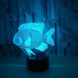 RGB LED lampadaire décoratif poisson bulle eau salle à manger