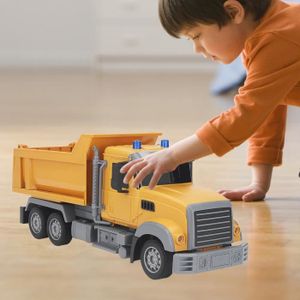 Generic Camion De Construction Télécommandé Par Inertie - Jouet  D'Ingénierie RC Pour Enfants 3+ - Prix pas cher