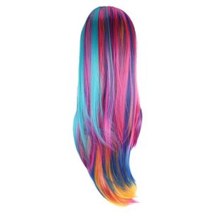 perruque multicolore pas cher