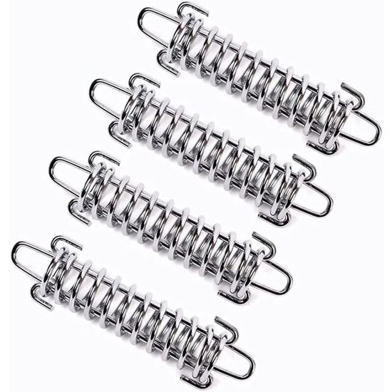 Ressorts 80mm Ressorts Traction Acier Inox 80mm - Lot De 2 - Force 13kg Ressorts Crochets