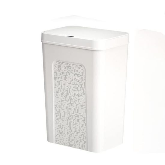 Lot De 2 Poubelles De Bureau 18L D.RECT En Treillis Métallique Noir - Neuf, Dimensions 26x26x30 Cm