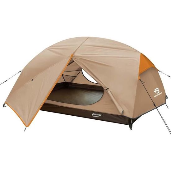 Tente Camping 2 Personnes Camouflage - Légère Et Ventilée - Facile à Monter - Sac Transport Inclus