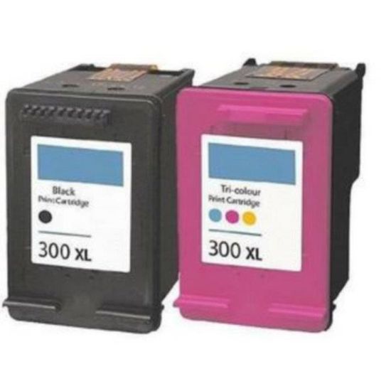 Set Originale Cartucce HP 300XL Photosmart E DeskJet - CC644EE CC641EE Nuovo