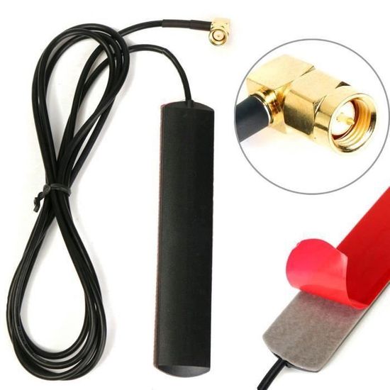 Antenne GSM Superbat 5dBi Avec Base Magnétique – SMA Mâle, Fréquence 824-2170MHz, Câble RG174 3m Pour 3G/UMTS/HSPA