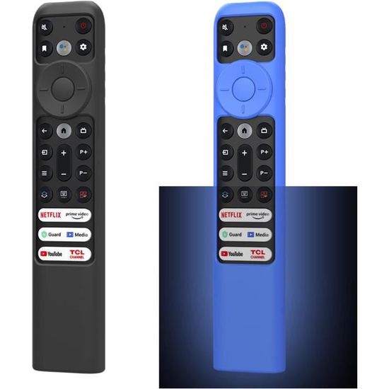 2pcs Coque Housse telecommande Silicone Compatible avec TCL RC902V FMR5 ...
