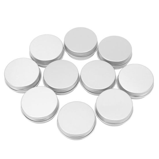 Boîtes Rondes En Aluminium Pour échantillons - Lot De 9, Idéales Pour Pesée De Sol, Labo, Rangement
