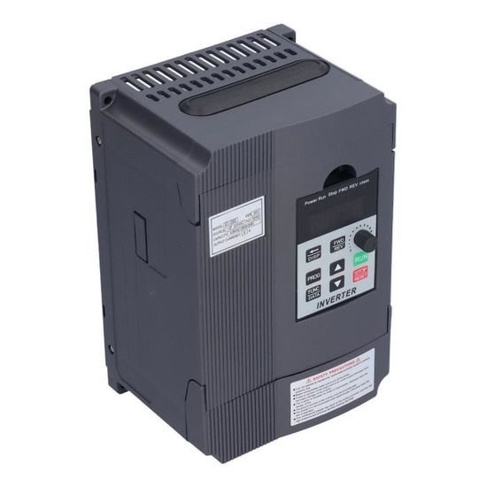 Convertisseur Fréquence VFD 1.1KW Monophasé Vers Triphasé 176-264V