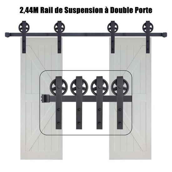 Suspension De Rail Supérieure Pour Porte De Garage Sectionnelle – Rail Double Roulement – 400 Mm – Höhne Tore & Teile
