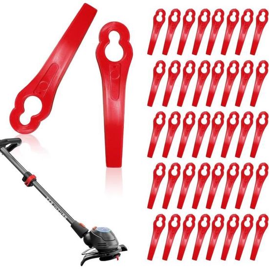 Ceeyoll - 6 Lames De Rechange Pour Coupe-Bordures Et Tondeuses | Acier Inoxydable | 150x50 Mm | Universel