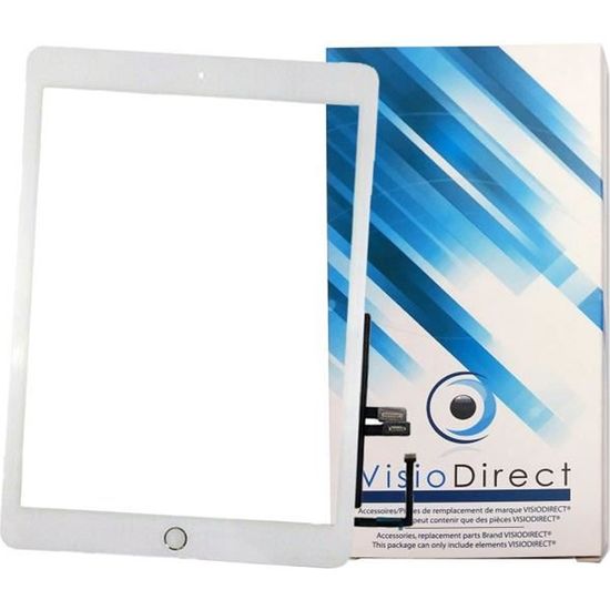 Ecran complet tactile Noir + LCD pour iPad Air 2 iPad 6 A1566 + Bouton  Nappe Home + Outils - Cdiscount Informatique