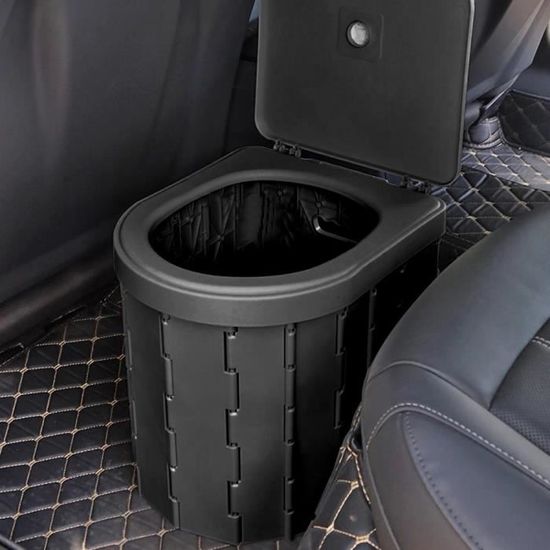 Toilettes portables pour camping, toilettes portables avec seau intérieur amovible de 1,3 gal et Toilettes portables pour camping, toilettes portables avec seau intérieur amovible de 1,3 gal et