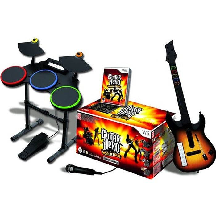 Deg Superpack Guitar Hero World Tour (Batterie + Guita