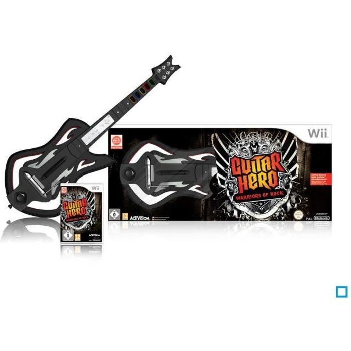 GUITAR HERO Warriors of Rock + GUITARE / Jeu conso Reconditionné - Activision reconditionné disponible sur Cdiscount Seconde Vie
