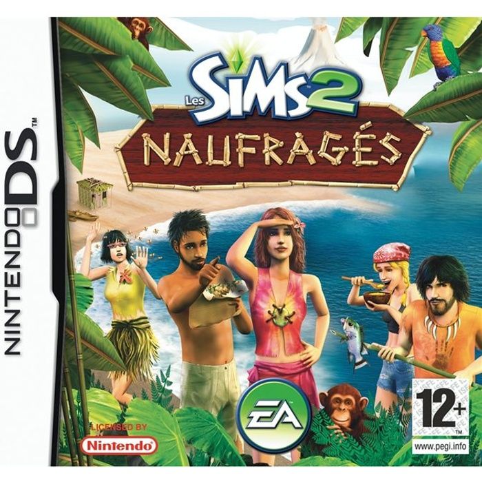 LES SIMS 2 NAUFRAGES / JEU CONSOLE NINTENDO DS