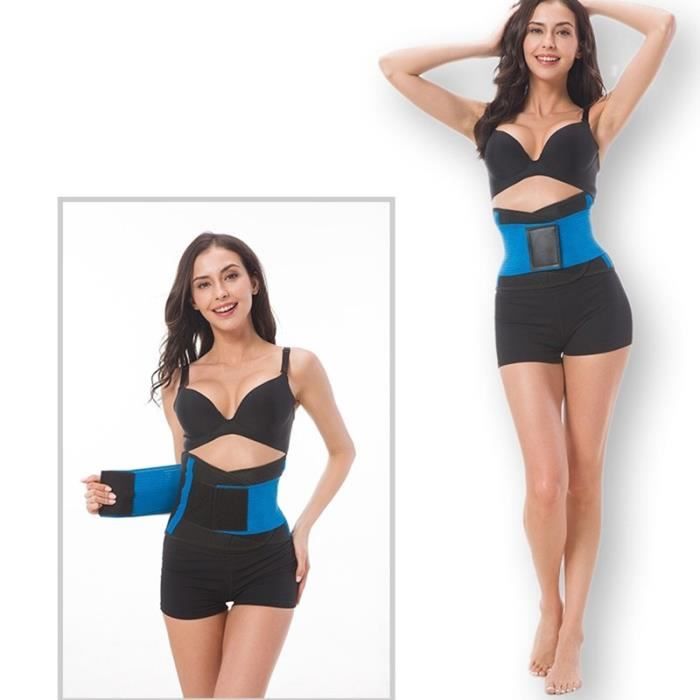 DoringIN-Ceinture de Force Ceinture corset,Bleu 110*23cm.Ceinture lombaire, soutien dorsal inférieur Ceinture-Pour Fitness Sports