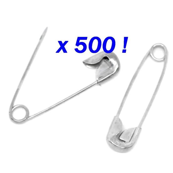 500 Epingles DOSSARD épingle de sureté 19 mm à nourrice