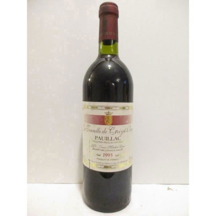 pauillac la tourelle de croizet-bages rouge 1993 - bordeaux