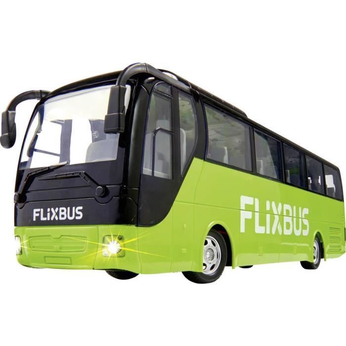 Carson Modellsport 907342 FlixBus Auto RC électrique Bus avec accu, chargeur et piles pour lémetteur