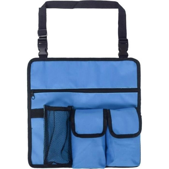 Chaise Pliante Siège Portable Multifonction,Chaise + Sac à Dos pour Pêche Camping Voyages Plage Pique-nique Extérieurs, Bleu
