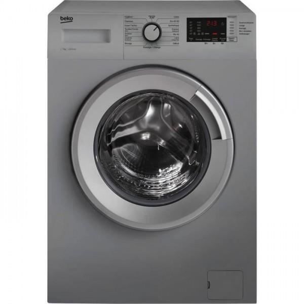 Lave-linge hublot BEKO WUE7212S0S - Steamcure - 7 kg - L60cm - Moteur standard - 1200 trs/min - Silver 88,000000