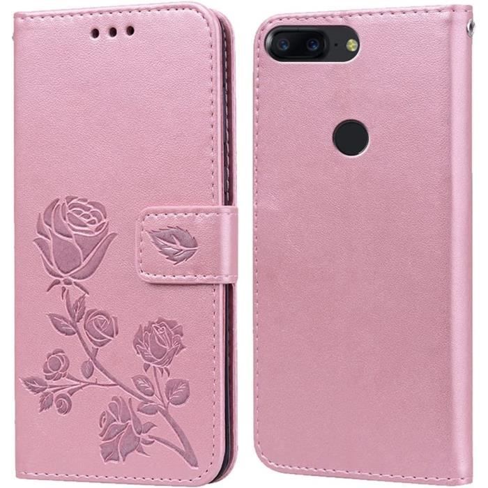 Coque OnePlus 5T ,Fonction de Support,Fente Carte,Silicone TPU,Flip Case OnePlus 5T(5.5\