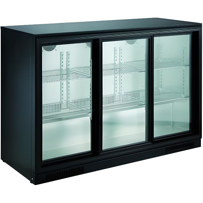 Arrière-bar réfrigéré 3 Portes Vitrées 298 litres - Combisteel