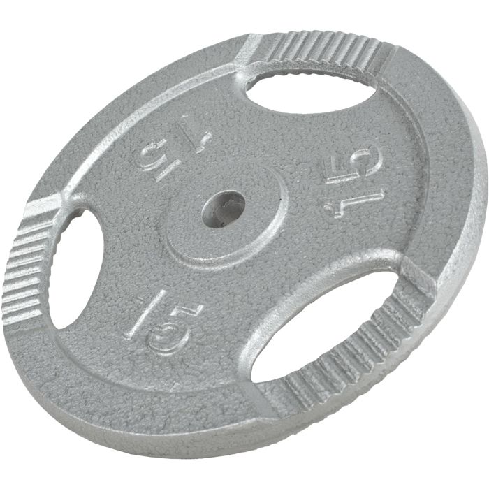 1 x Disque avec poignées de 15 kg, Ø 31mm d'alésage