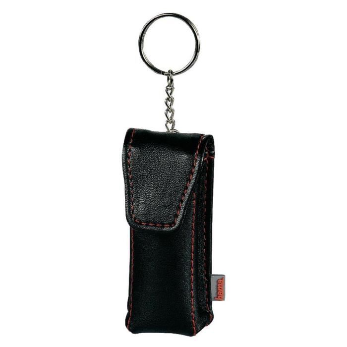 Etui porte-clés pour clé USB HAMA Fashion, noir