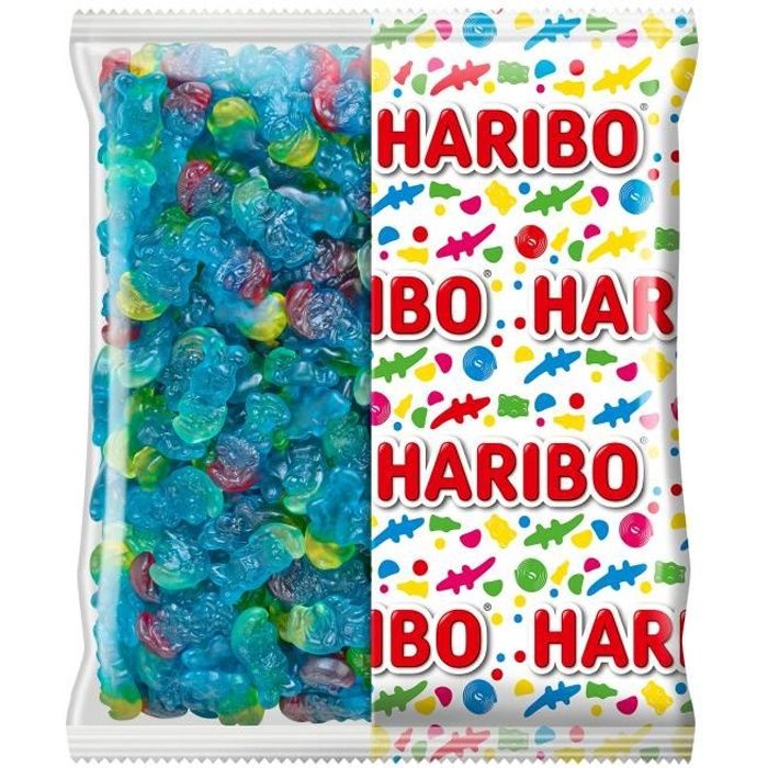 HARIBO Sachet de bombon Schtroumpfs en vrac gros format - 2 kg