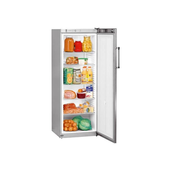 Liebherr Premium FKvsl 3610 Réfrigérateur pose libre largeur : 60 cm profondeur : 61 cm hauteur : 164 cm argenté(e)