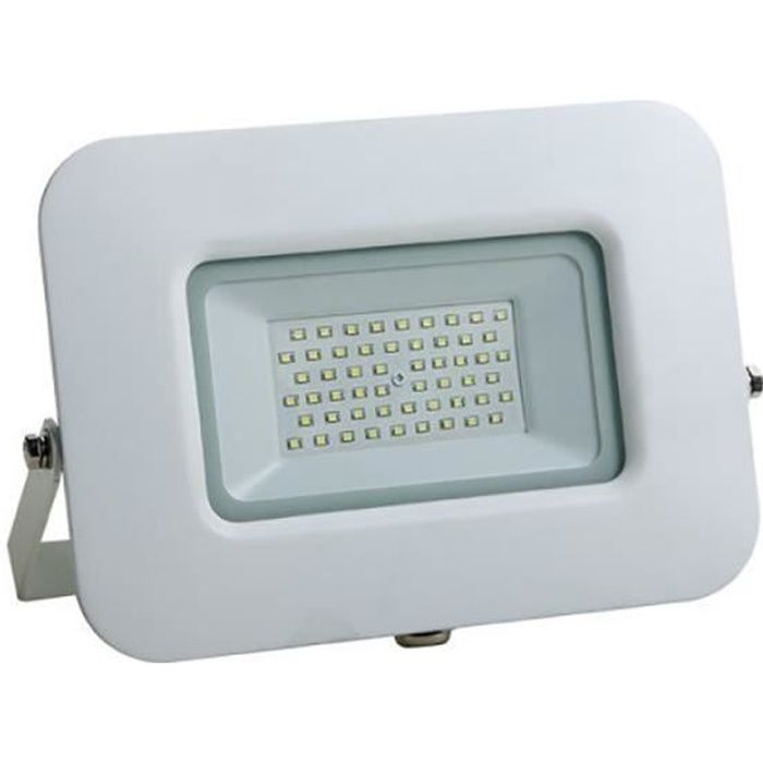 Projecteur LED 50W (300W) Blanc Premium Line IP65 4250 lumens - Teinte de lumière:Blanc Neutre (4500K) couleur:Blanc teinte de