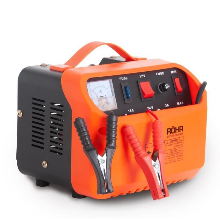 Chargeur de Batterie Intelligent DFC-10P Rapide/d'entretien 6 V/12 V 10 A - Röhr