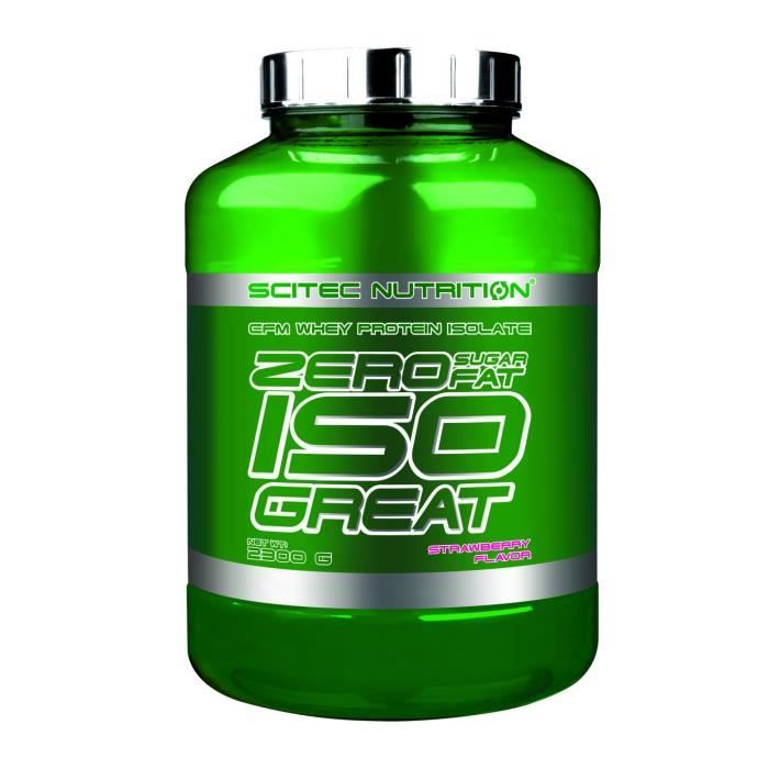 Iso Great Zero Carb 2300g FRAISE Scitec