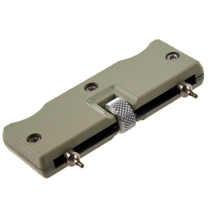 Declencheur de boitier arriere de montre Cle a vis Outil de reparation de montre Kit couvercle Remover reglable Beige