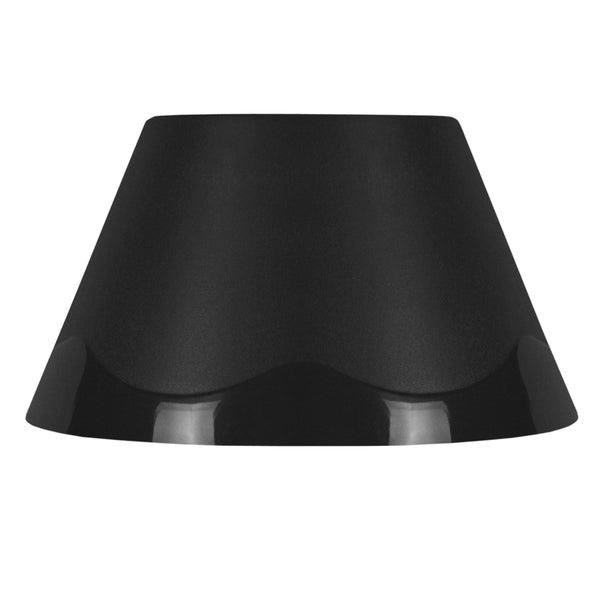 TOSEL Abat - Jour 1 lumière - luminaire intérieur - plastique noir - Style pop color - H12cm L22cm P22cm