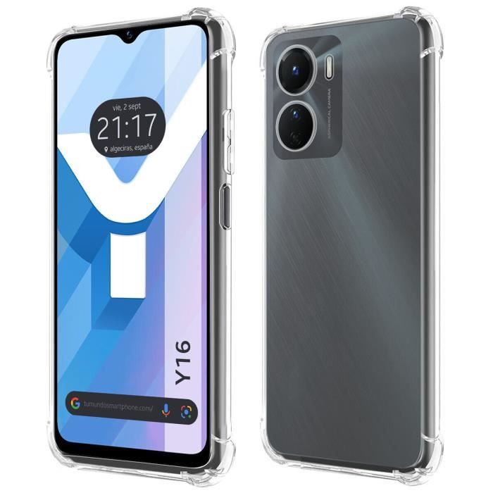 Coque pour Vivo Y16 - Housse Etui TPU Silicone Anti-choc Transparent