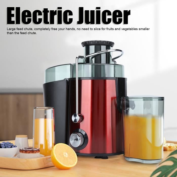 800W Presse-Agrumes Électrique Extracteur Légumes et Fruits Entièrement Automatique Mixeur EU 110‑240V-CHD